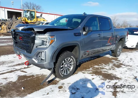 2020 GMC Sierra 1500 4Wd Short Box At4 из США, поврежденный, VIN 3GTP9EED4LG400320